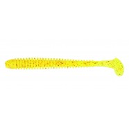 Рибальська силіконова приманка, ZEOX Trigger Shad Tail, довжина 3,4 дюймів, 6шт/уп, колір №006 CRF